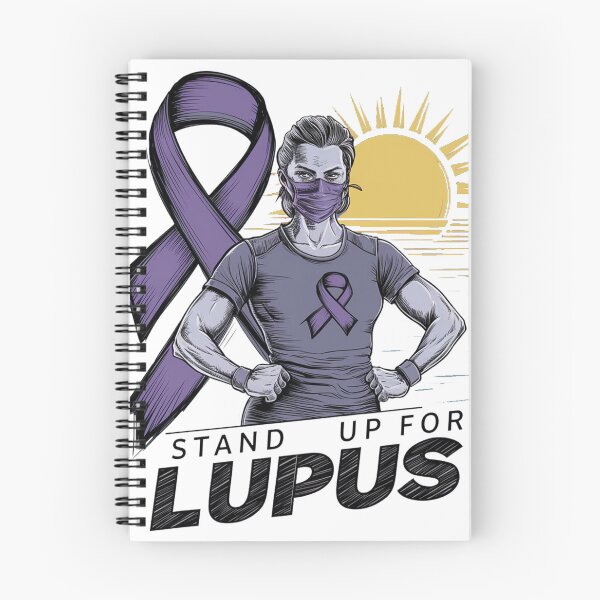 Item preview, lupus worrior with Purple Ribbon for Lupus Awareness Month  designed and sold by Loviness.