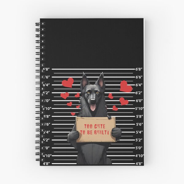 Item preview, Prisoner Dog Groenendael  "Too Cute To Be Guilty" designed and sold by GoodyPaws.
