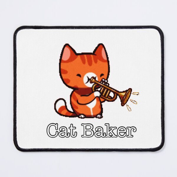 Item preview, Copy of Cat Baker — cat trumpet player pocket version designed and sold by Oqueartecura.