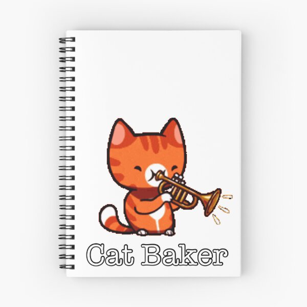 Item preview, Copy of Cat Baker — cat trumpet player pocket version designed and sold by Oqueartecura.