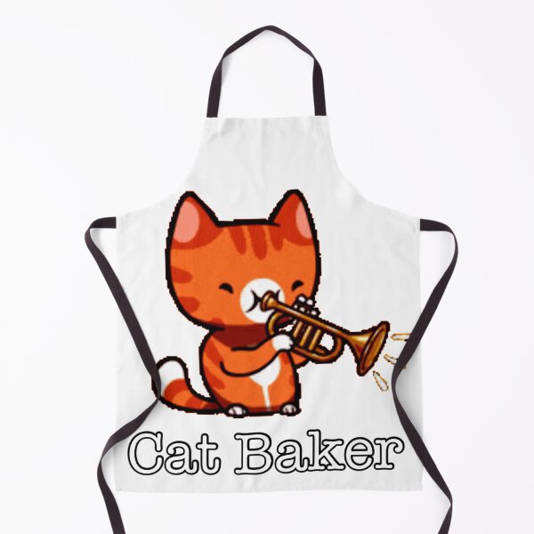 Item preview, Copy of Cat Baker — cat trumpet player pocket version designed and sold by Oqueartecura.