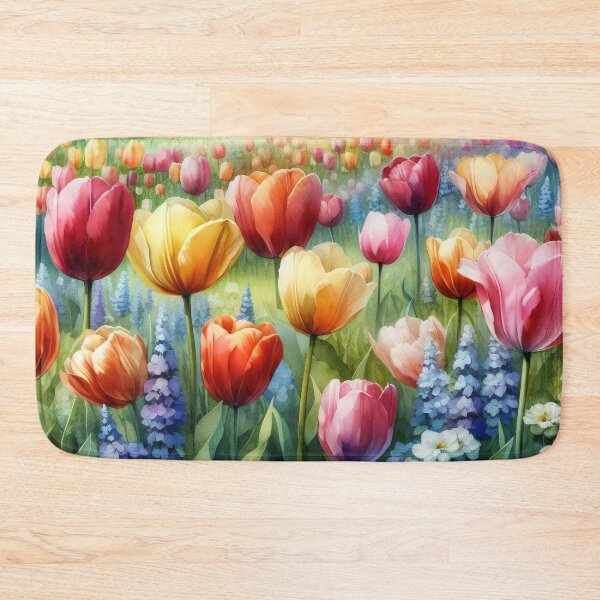 Item preview, Tulips flowers - Field of Tulips - Colorful Tulips - Tulip Garden -Tulip  designed and sold by stylishdzign.