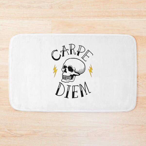 Item preview, Carpe Diem Skull designed and sold by FLUFFSforSTUFF.