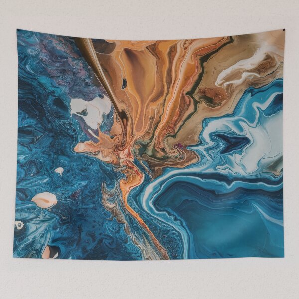 Item preview, Fluid Acrylic With face Pouring Paint Art 3D designed and sold by Charlygood.