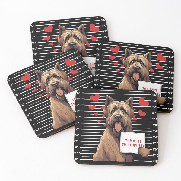 Item preview, Prisoner Dog Bovueir Des Flandres "Too Cute To Be Guilty" designed and sold by GoodyPaws.