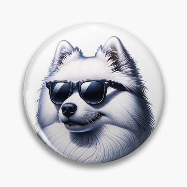 Item preview, American Eskimo Dog Wearing Sunglasses designed and sold by TheAnimalZ00.