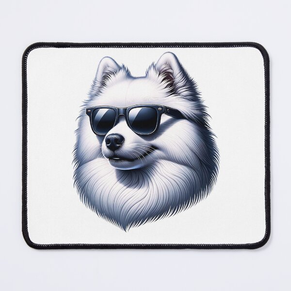 Item preview, American Eskimo Dog Wearing Sunglasses designed and sold by TheAnimalZ00.