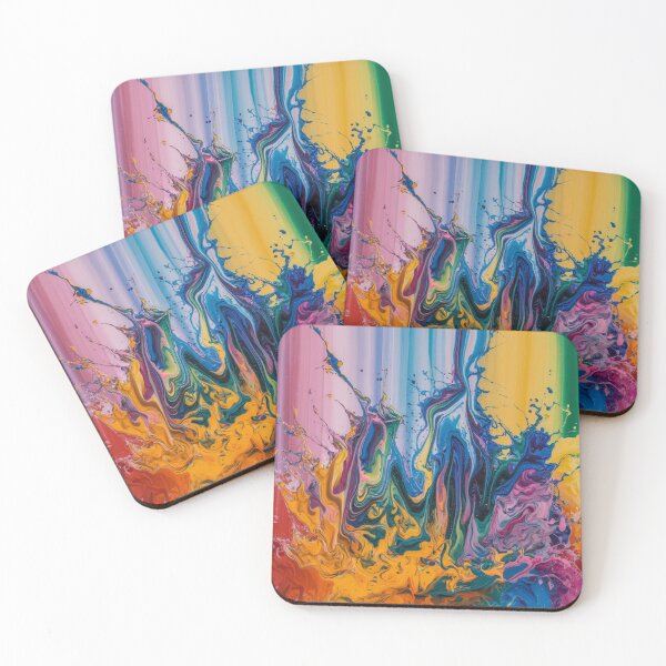 Item preview, Fluid Acrylic With face Pouring Paint Art 3D designed and sold by Charlygood.