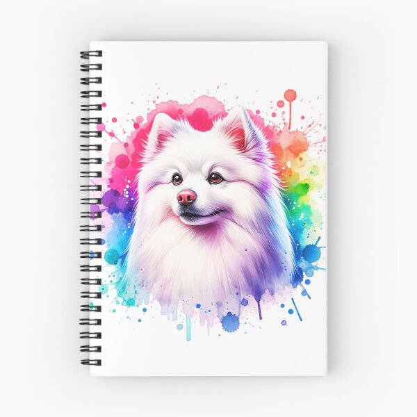 Item preview, Watercolor American Eskimo Dog  designed and sold by TheAnimalZ00.