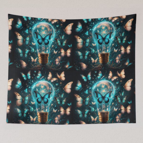 Item preview, The Illuminated Dance of the Butterflies designed and sold by PixelCraftDSG.