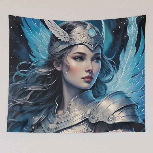 Item preview, Celestial Valkyrie designed and sold by ByteyCreatives.