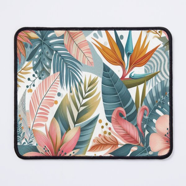 Item preview, Modern tropical floral pattern. Colorful abstract contemporary seamless pattern. Watercolor illustration. Hand drawn. designed and sold by asbno19.