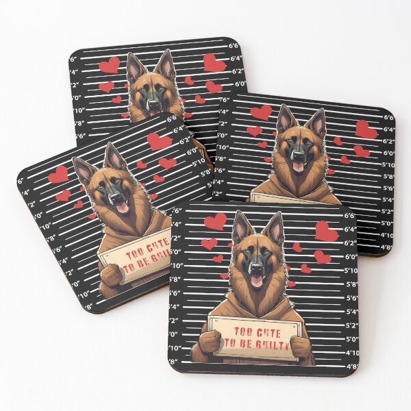 Item preview, Prisoner Dog Tervueren "Too Cute To Be Guilty" designed and sold by GoodyPaws.