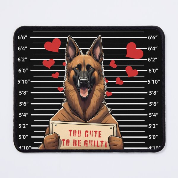 Item preview, Prisoner Dog Tervueren "Too Cute To Be Guilty" designed and sold by GoodyPaws.