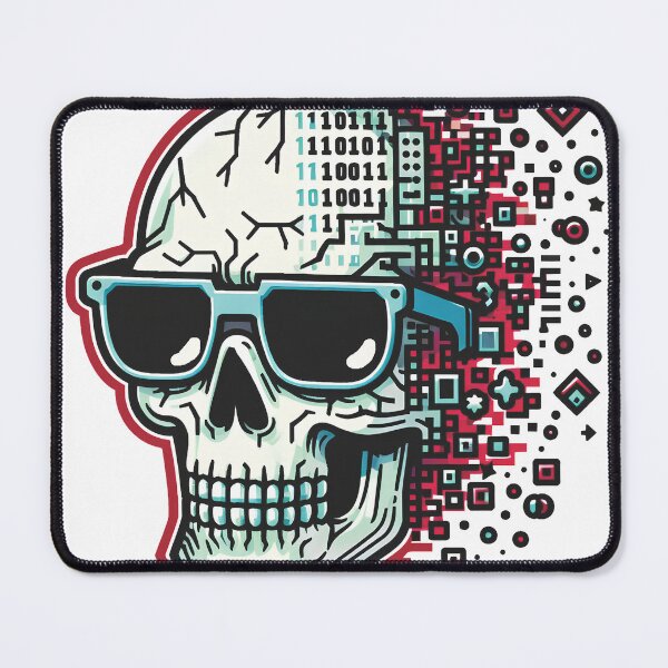 Item preview, Cyberskull disappears in digital dust_v3 designed and sold by TheModernSociety.
