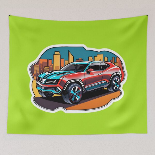 Item preview, Cool Futuristic Electric Concept Car designed and sold by TheArtOfPat.