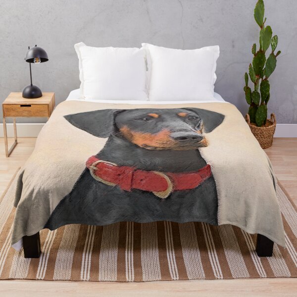 Item preview, German Pinscher Painting Original Animal Art designed and sold by alpendesigns.