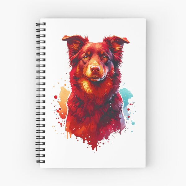 Item preview, Watercolor Red Australian Kelpie  designed and sold by TheAnimalZ00.