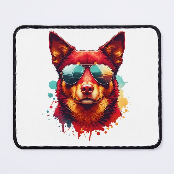 Item preview, Watercolor Cool Australian Kelpie  designed and sold by TheAnimalZ00.
