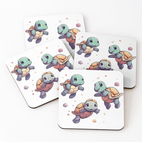 Item preview, Space Turtles Cute Kawai  designed and sold by CyberArtistOne.