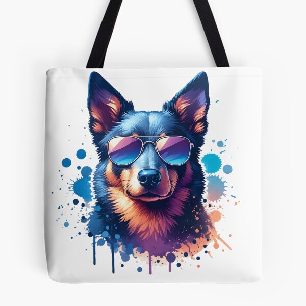 Item preview, Cool Australian Kelpie Wearing Sunglasses  designed and sold by TheAnimalZ00.