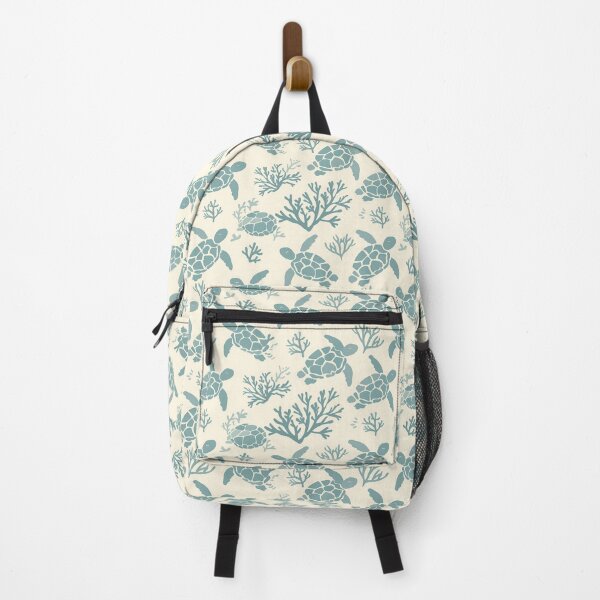 Item preview, Turtles! Ocean illustration, coral turtle pattern designed and sold by Tiffany Glassco.