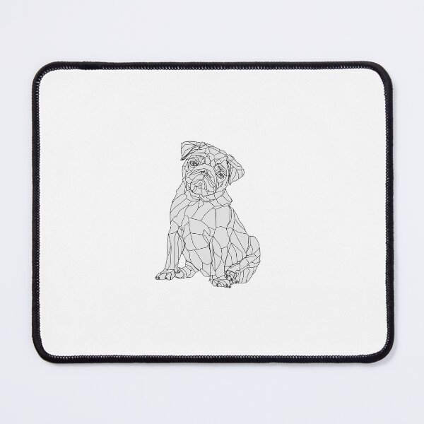 Item preview, Unimpressed Geometric Pug designed and sold by danev300.