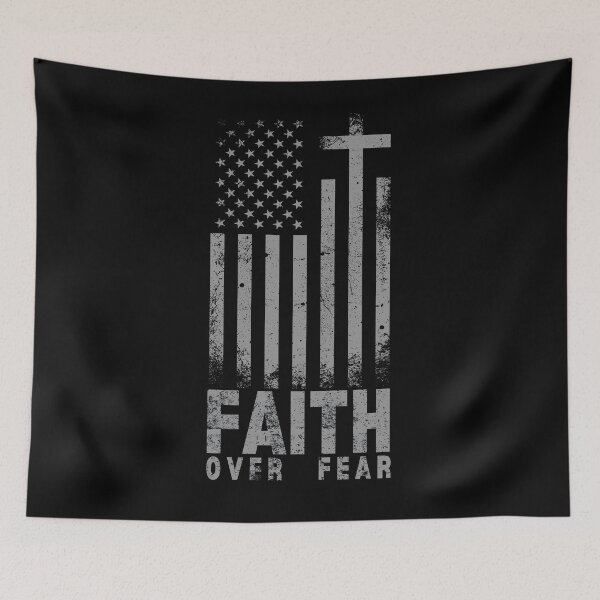 Item preview, USA Flag Patriotic American Gift Faith Over Fear Prayer, Holy Bible Prayer Spiritual Christian  designed and sold by KAYDEE01212 ✨.