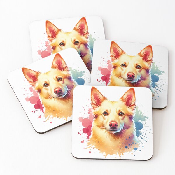 Item preview, Watercolor Cream Australian Kelpie designed and sold by TheAnimalZ00.