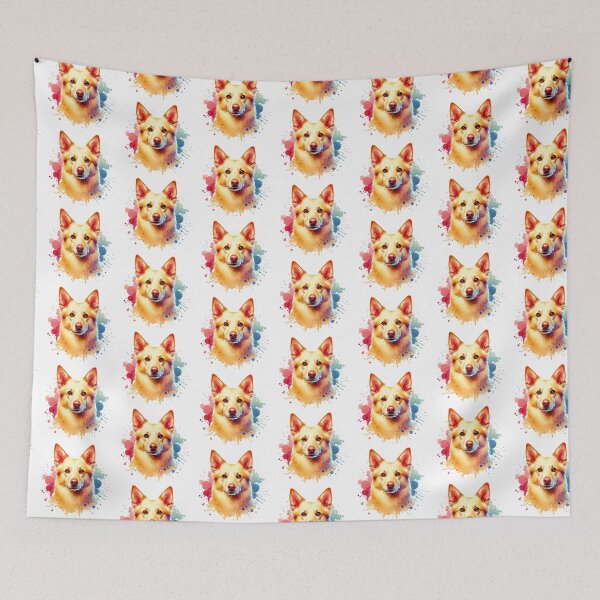 Item preview, Watercolor Cream Australian Kelpie designed and sold by TheAnimalZ00.