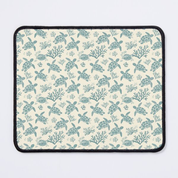 Item preview, Turtles! Ocean illustration, coral turtle pattern designed and sold by Tiffany Glassco.