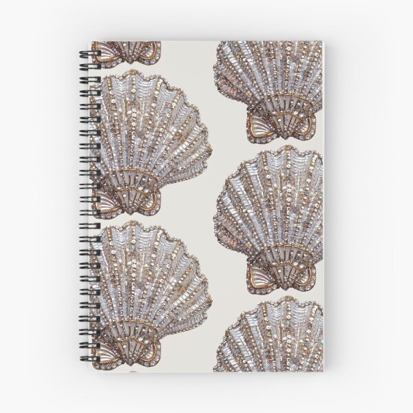 Item preview, sequin sea shell beige summer aesthetic designed and sold by Creative Brat Design Studio.