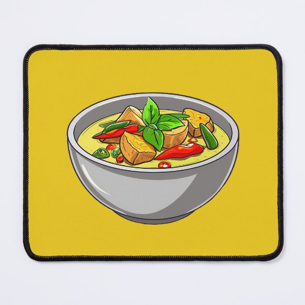 Item preview, Thai green curry chicken designed and sold by sakurashorty.