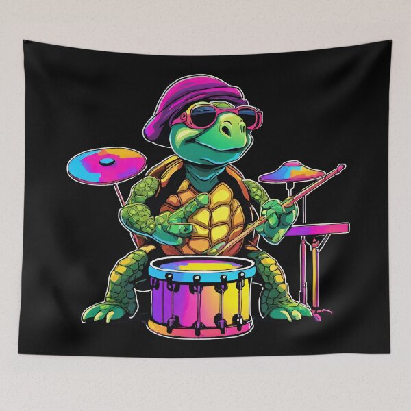 Item preview, Music Turtle Drums  designed and sold by CyberArtistOne.