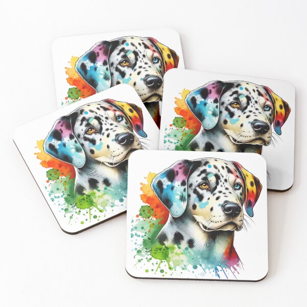 Item preview, Watercolor Catahoula Leopard Dog  designed and sold by TheAnimalZ00.