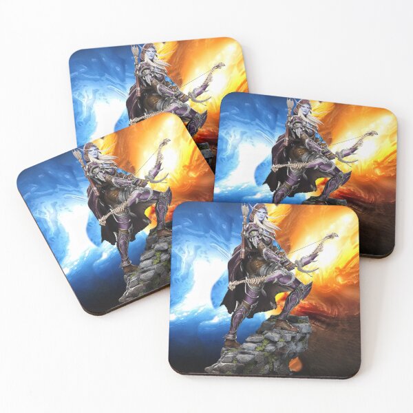 Item preview, Sylvanas with multicolor background designed and sold by Magic3D.