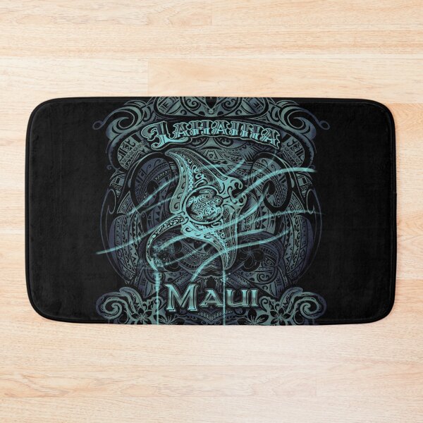 Item preview, Vintage Lahaina Maui Tribal Manta Ray With Water Shirt Design 011 designed and sold by sunnthreads.