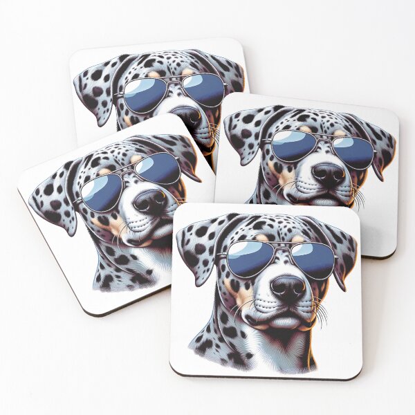 Item preview, Catahoula Leopard Wearing Sunglasses designed and sold by TheAnimalZ00.