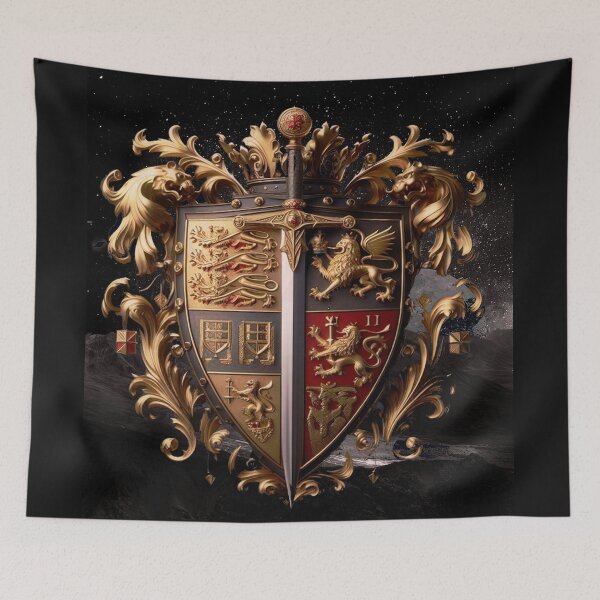 Item preview, Saint George and the dragon v4 The shield designed and sold by Helios Be. Lavsh.