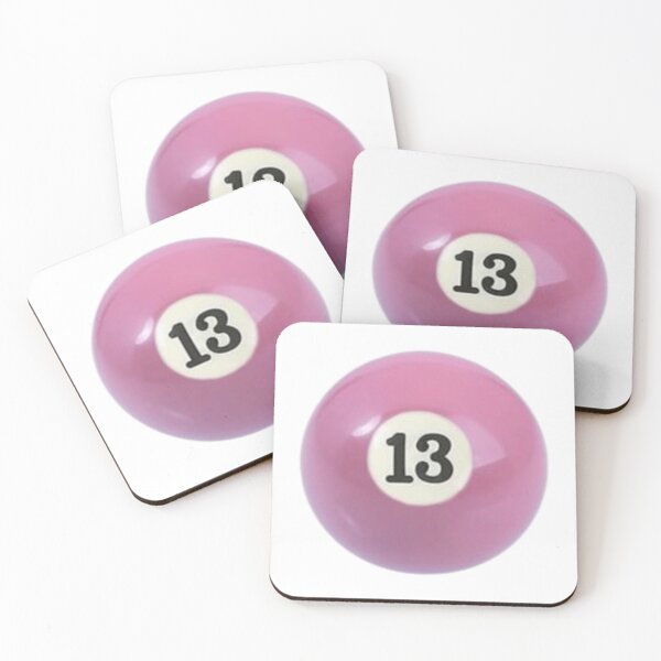 Item preview, Pink Aesthetic 13 Pool Ball designed and sold by CraftyKayla26.