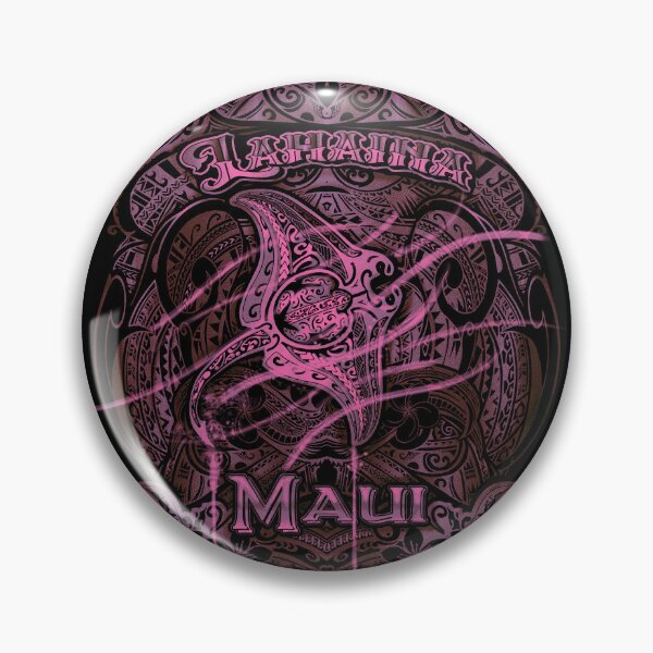 Item preview, Vintage Lahaina Maui Tribal Manta Ray With Water Shirt Design 012 designed and sold by sunnthreads.