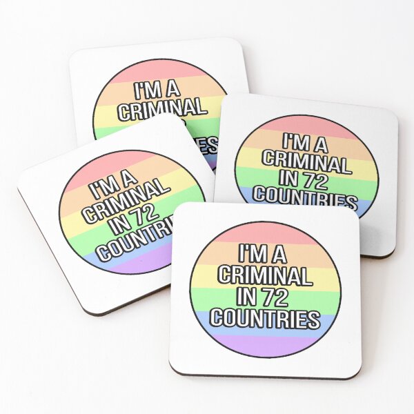 Item preview, I'm A Criminal In 72 Countries Funny Gay designed and sold by FunnyGayGuy.