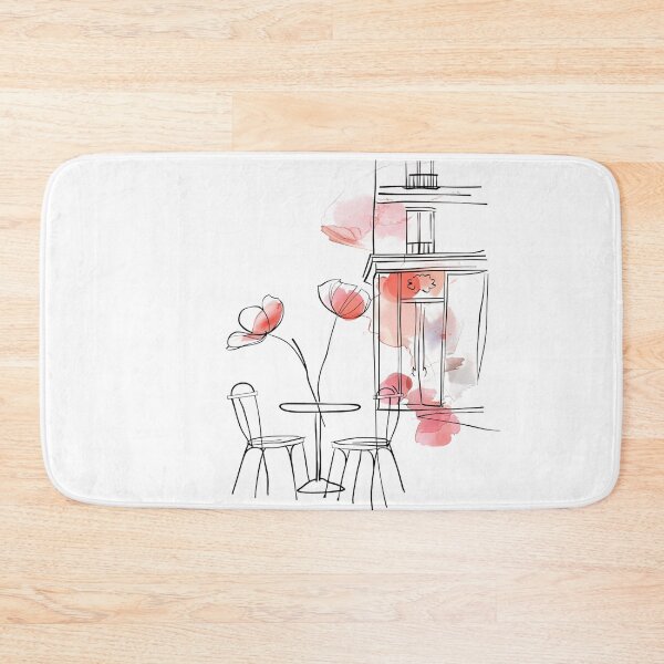 Item preview, Rue de Café Art #1 designed and sold by fluidwatercolor.