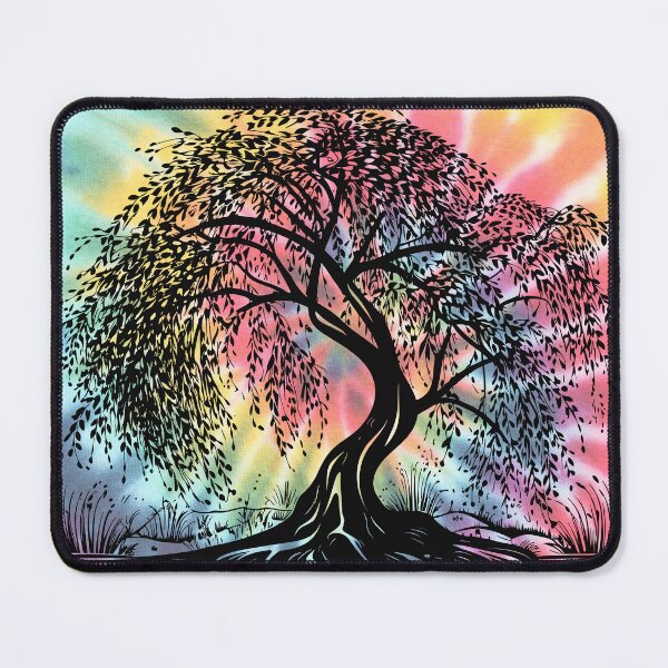 Item preview, Tye dyed willow tree designed and sold by BJScottArt.