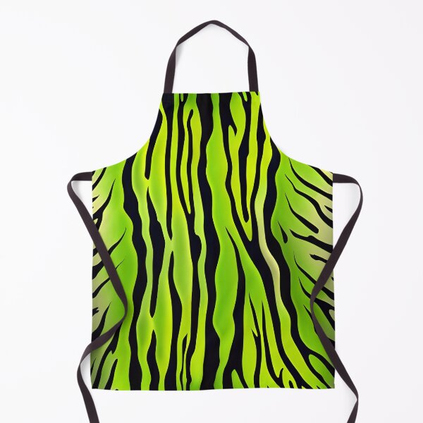 Item preview, Abstract Neon Green Tiger Stripes Skin Pattern designed and sold by TheArtOfPat.