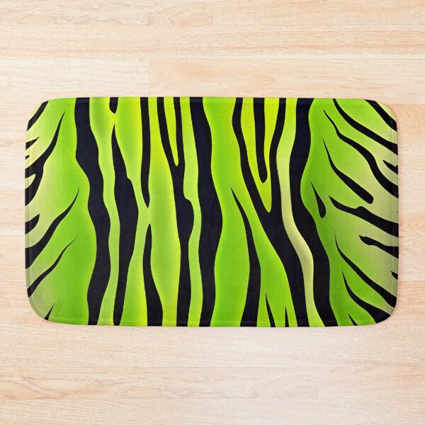 Item preview, Abstract Neon Green Tiger Stripes Skin Pattern designed and sold by TheArtOfPat.