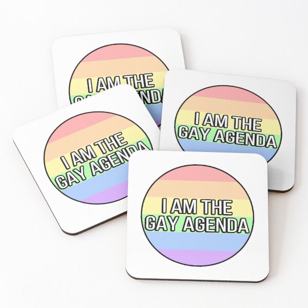 Item preview, I Am The Gay Agenda designed and sold by FunnyGayGuy.