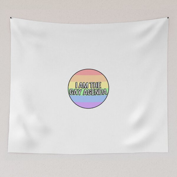 Item preview, I Am The Gay Agenda designed and sold by FunnyGayGuy.