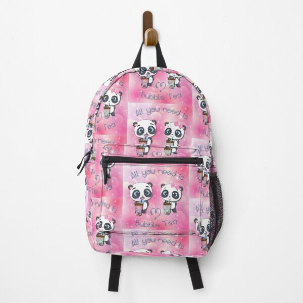 Item preview, Bubble Tea, sweet panda, funny pandas, All you need is Bubble Tea, Panda, Pink Bubble designed and sold by GOLDENGARDENART.