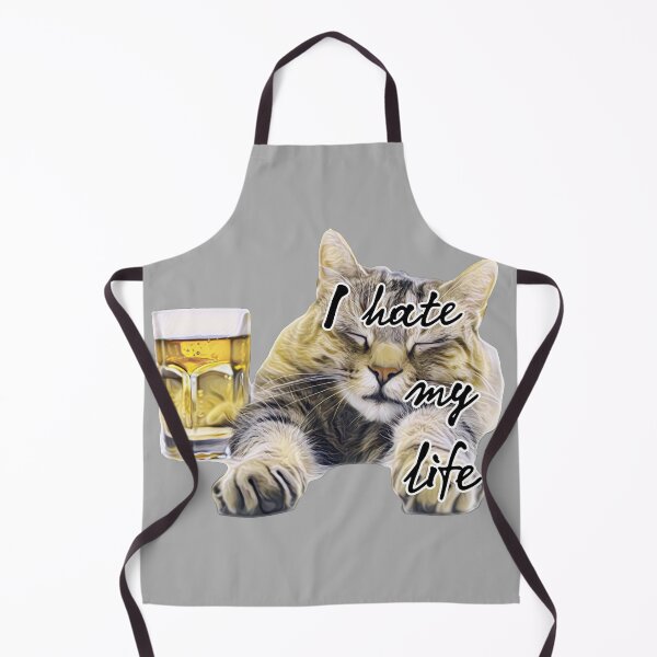 Item preview,  funny Drunken cat designed and sold by mando24895.